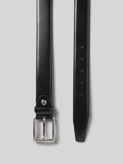 Christian Berg Men Gürtel mit Dornschließe Black 4