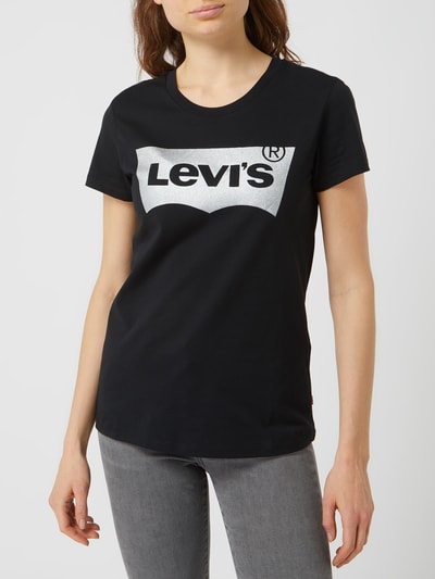 Levi's® T-Shirt mit Logo Black 4