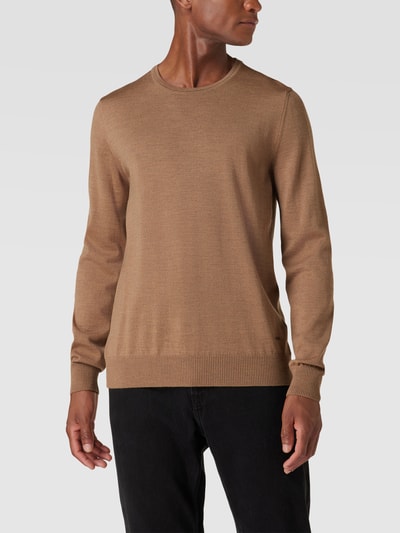 JOOP! Collection Longsleeve in Strick-Optik Modell 'Denny' Sand 4