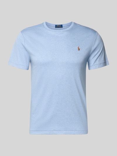 Polo Ralph Lauren Regular Fit T-Shirt aus reiner Baumwolle Bleu 2