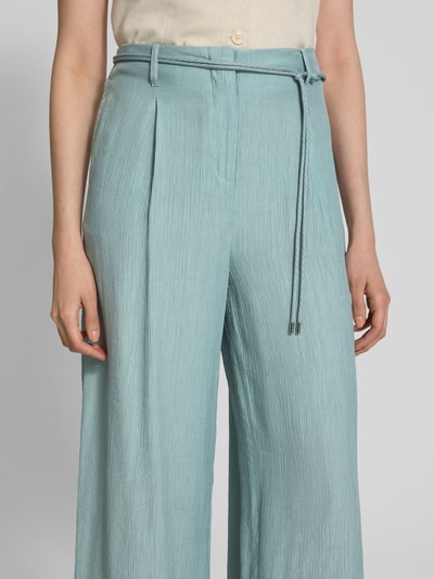 Christian Berg Woman Stoffen broek met zijzakken Aquablauw - 3