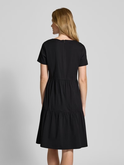 ROBE LÉGÈRE Knielange jurk in laagjeslook Zwart - 5