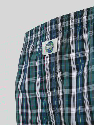 Deal Boxershort met labelpatch en elastische band Petrol - 2