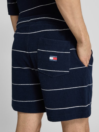 Tommy Jeans Regular Fit Shorts aus Baumwoll-Mix Marine 3