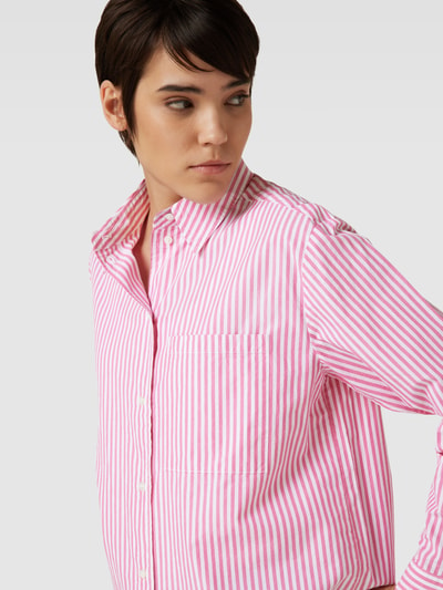 Marc O'Polo Bluse mit Streifenmuster Pink 3