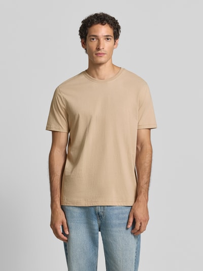 CINQUE T-shirt z okrągłym dekoltem model 'CIDANI' Gliniany 4