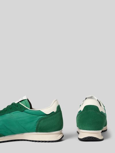 Tommy Jeans Leren sneakers met labelopschrift, model 'RETRO RUNNER CLEATED' Groen - 2