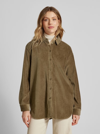 JAKE*S STUDIO WOMAN Bluzka o kroju regular fit z fakturowanym wzorem Khaki 4