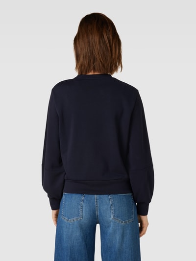 ARMANI EXCHANGE Sweatshirt met label met strass-steentjes Donkerblauw - 5