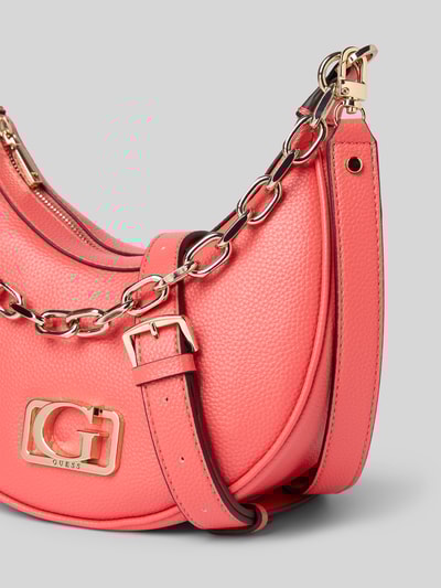 Guess Handtasche mit Label-Applikation Modell 'CIRCE' Rot 3