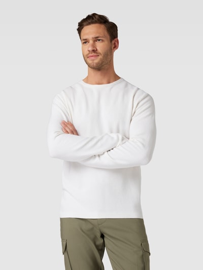 Tiger Of Sweden Gebreide pullover met structuurmotief, model 'TIES' Offwhite - 4