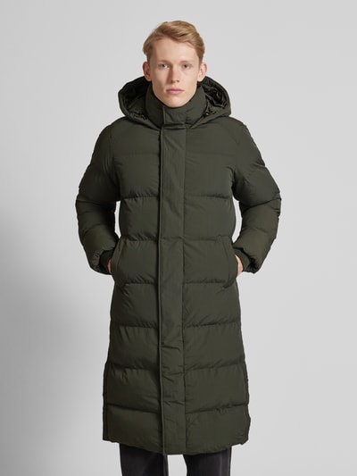 Superdry Steppjacke mit Kapuze Oliv 4