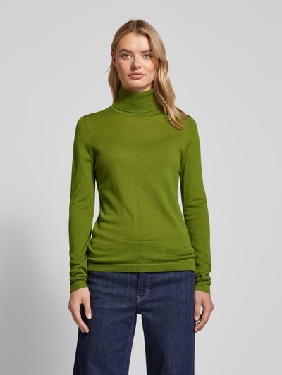 Christian Berg Woman Selection Gebreide pullover met ribboorden Groen - 4