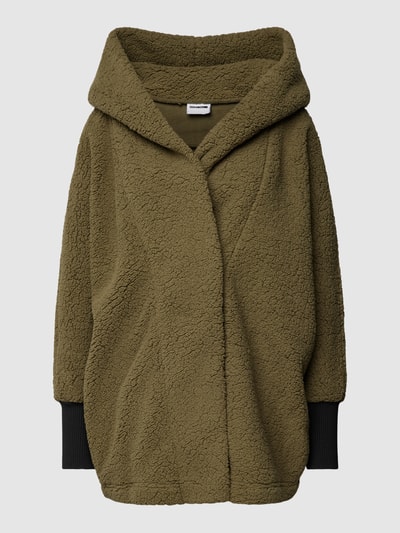 NOISY MAY® Jacke aus Teddyfell Modell 'CUDDLE' Oliv 2