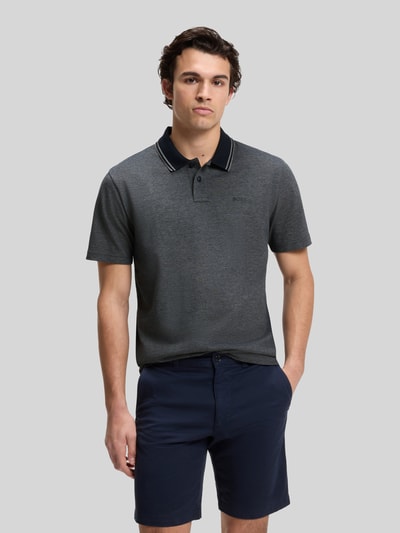 BOSS Orange Relaxed Fit Poloshirt aus reiner Baumwolle Modell 'PEOXFORDNEW' Dunkelblau 4