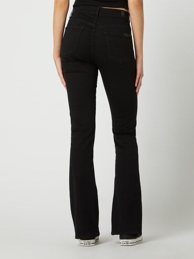 7 For All Mankind Bootcutjeans met lyocell  Zwart - 5