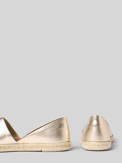 Verbenas Espadryle skórzane model ‘CARMEN’ Złoty 2