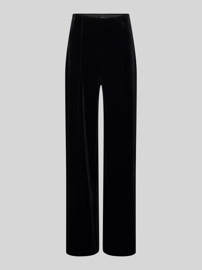 Vero Moda Spodnie aksamitne o kroju relaxed fit z elastycznym pasem model ‘SHANNA’ Czarny 2