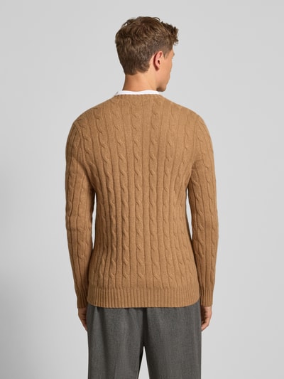 Polo Ralph Lauren Strickpullover aus Kaschmir mit Rundhalsausschnitt Mittelbraun 5