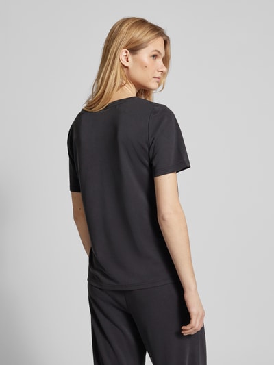 Jake*s Casual T-Shirt mit V-Ausschnitt Black 5