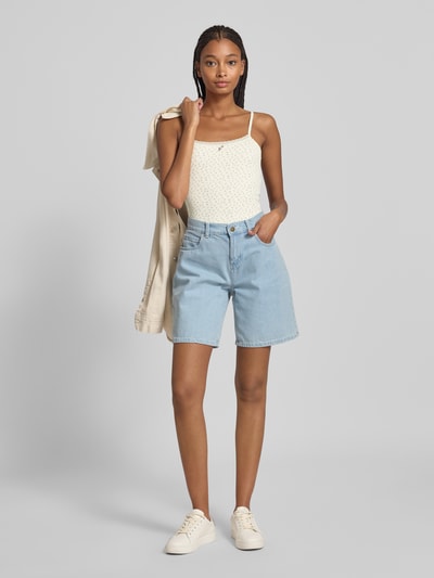 Only Regular Fit Trägertop in Rippoptik Modell 'LEMONE' Offwhite 1