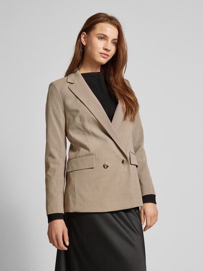 Mango Blazer mit Reverskragen Modell 'CHARLOTE' Taupe 4