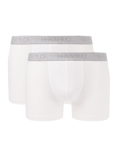 Hanro Trunks mit Label-Details im 2er-Pack Weiss 1