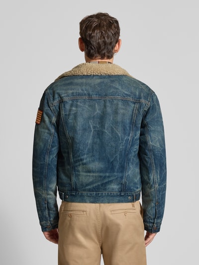 Polo Ralph Lauren Jeansjack met teddybont en borstzakken Jeansblauw - 5