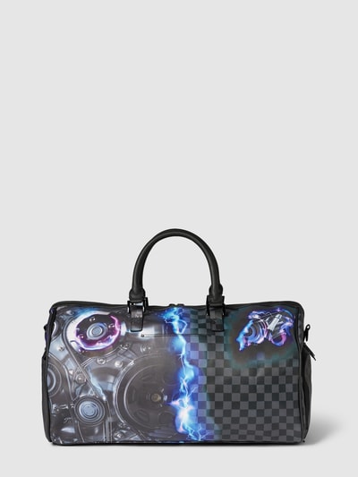 Sprayground Handtasche mit Motiv-Print Modell 'SHARKINATOR 3' Black 4