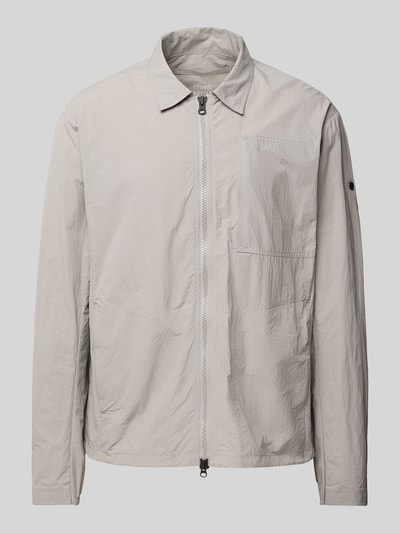 SCANDINAVIAN EDITION Jacke mit Umlegekragen Hellgrau 2