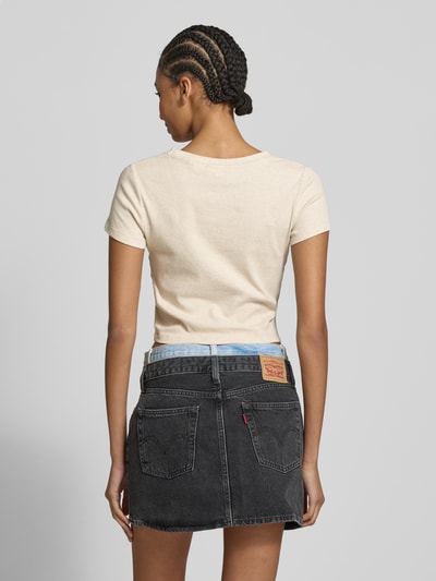 Levi's® T-Shirt mit Label-Print Ecru 5