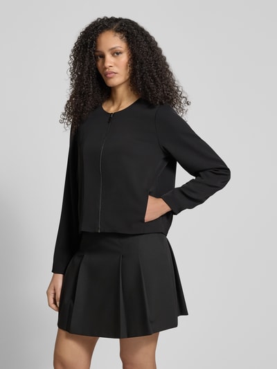 COMMA Kurzblazer mit Rundhalsausschnitt Black 4