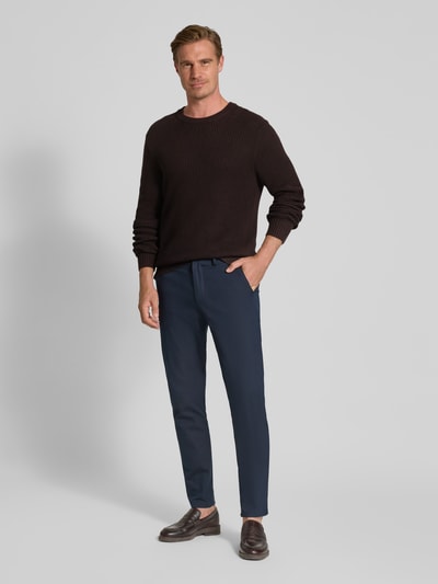 MCNEAL Strickpullover mit Rundhalsausschnitt Schoko 1