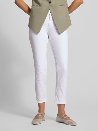 CAMBIO Slim Fit Jeans aus Baumwoll-Mix Modell 'PIPER' Weiss 4