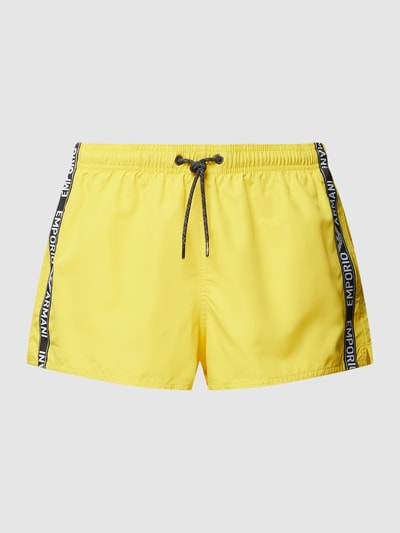 Emporio Armani Badehose mit Galonstreifen GELB 2