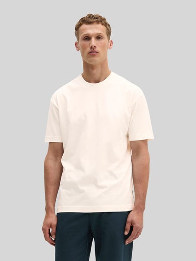 Marc O'Polo Loose Fit T-Shirt aus reiner Baumwolle Offwhite 4