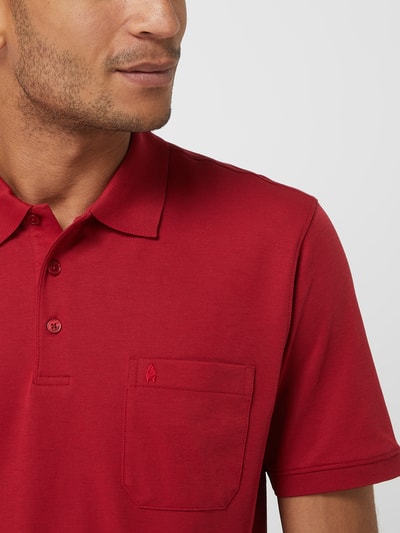 RAGMAN Poloshirt mit Brusttasche Rot 3