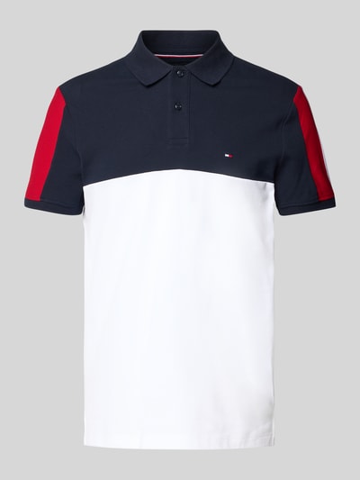Tommy Hilfiger Regular Fit Poloshirt aus Baumwoll-Mix Weiss 2