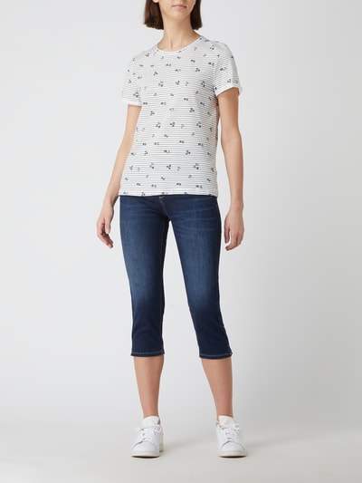 Tom Tailor Slim fit capri-jeans met stretch, model 'Kate' Jeansblauw - 1