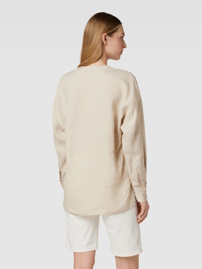 Esprit Collection Bluse aus Leinen mit Brusttaschen Sand 5