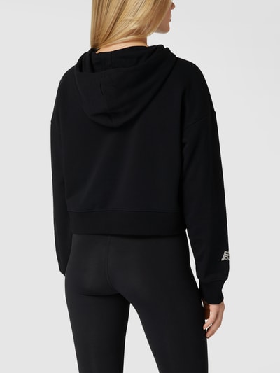 New Balance Korte hoodie met labeldetail Zwart - 5