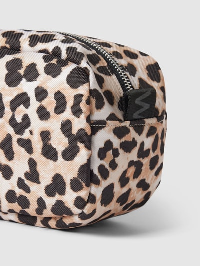 WOUF Kosmetiktasche mit Animal-Print Modell 'Cleo' Sand 2