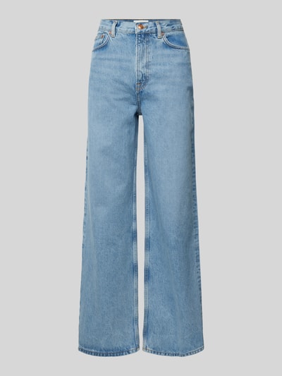 Samsøe & Samsøe Wide Leg Jeans im 5-Pocket-Design Modell 'REBECCA' Hellblau 2