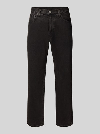 Produktfoto, schwarze Jeans mit 5-Pocket-Design von Levi's®, Reine Baumwolle, Relaxed-Fit, Bundweite 41 cm, Innenbeinlänge 76 cm