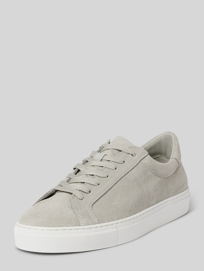 DIGEL Leren sneakers met labeldetail, model 'Summer' Lichtgrijs - 1