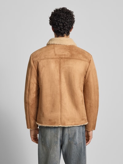 REVIEW Jacke mit Reißverschluss Mittelbraun 5