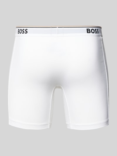 BOSS Boxershorts mit elastischem Logo-Bund im 3er-Pack Offwhite 3