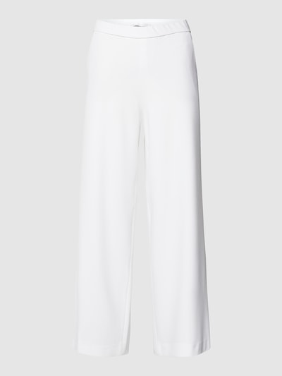 Raffaello Rossi Stoffen broek met elastische band Offwhite - 2