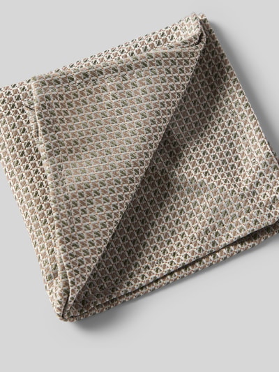 Produktfoto, Set aus Fliege und Einstecktuch von Wilvorst im Strukturmuster und Allover-Look, Material-Mix mit Baumwoll-Anteil