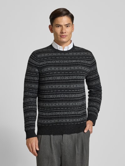 Polo Ralph Lauren Strickpullover mit gerippten Abschlüssen Anthrazit 4